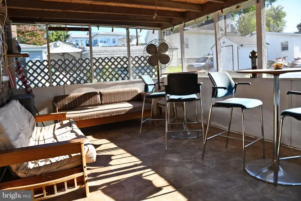 a living room with a couch and a table