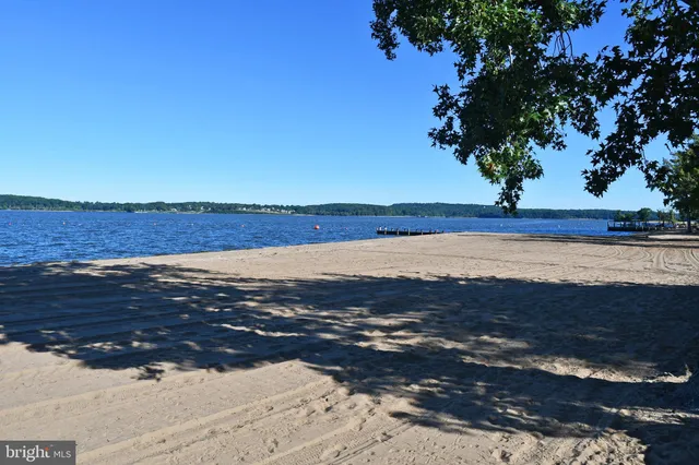 a view of an ocean and beach