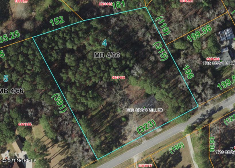 1828 Grays Mill Road Snow Hill, NC 28580 - Photo 29 of 29 Parcel Map