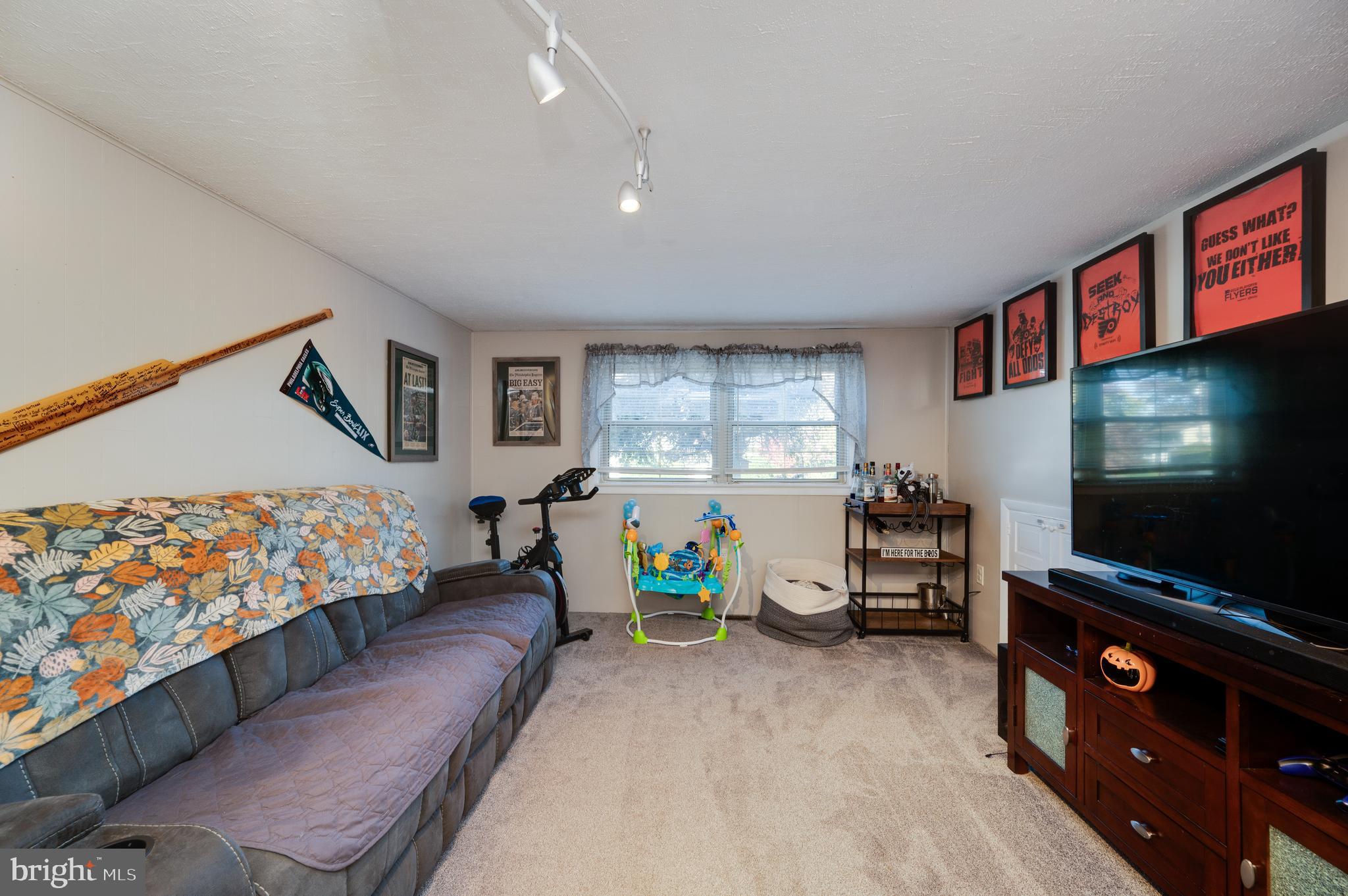 118 Octagon Avenue Sinking Spring, PA 19608 - Photo 33 of 45 a living room with furniture and a flat screen tv