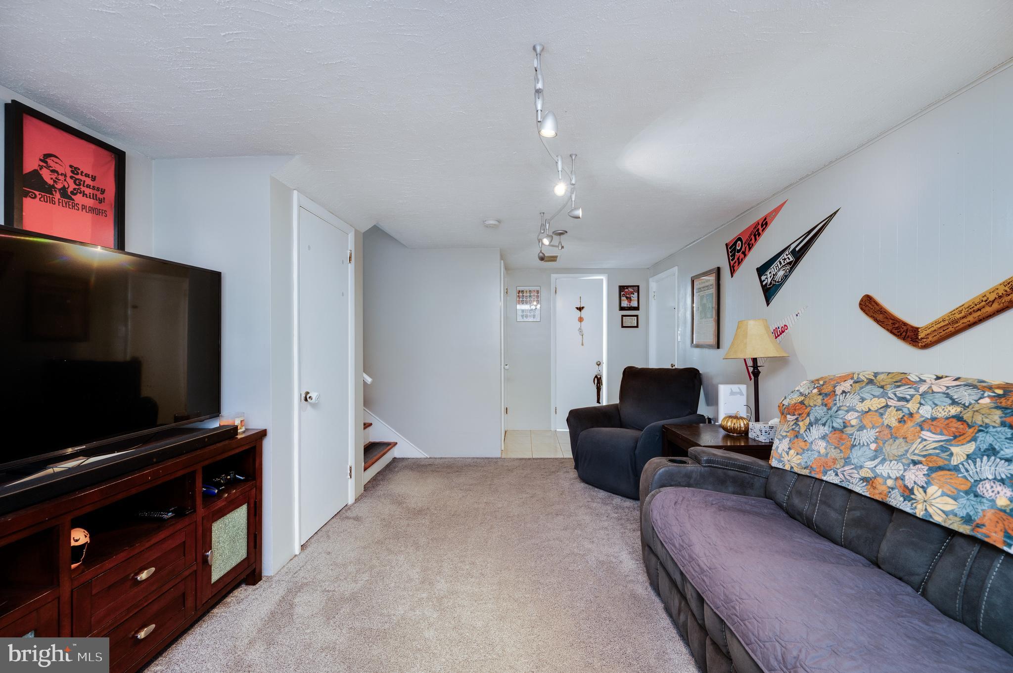 118 Octagon Avenue Sinking Spring, PA 19608 - Photo 34 of 45 a living room with furniture and a flat screen tv