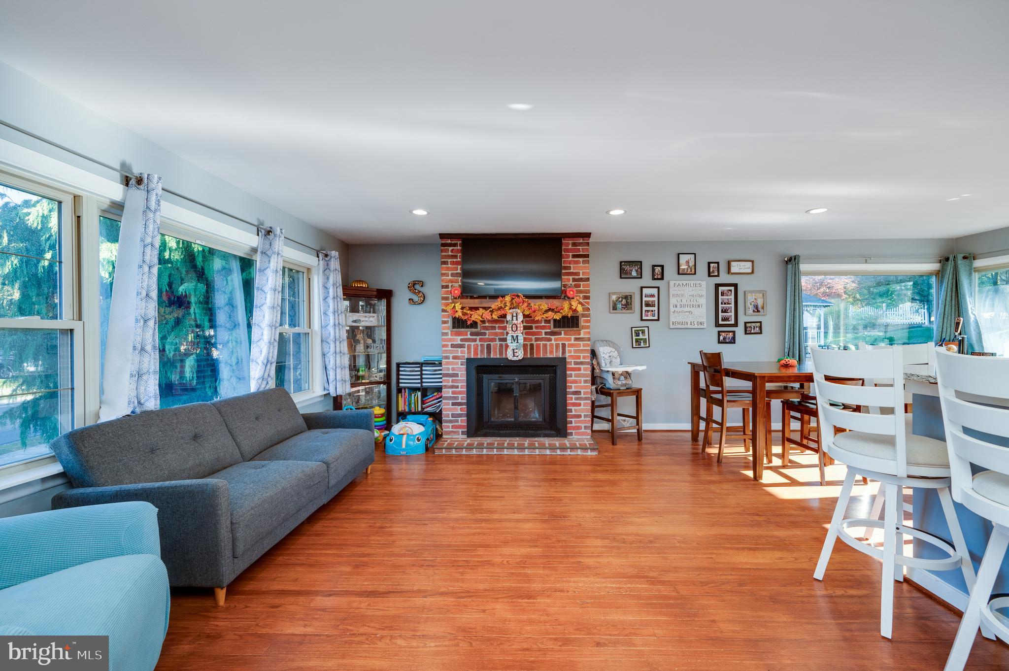 118 Octagon Avenue Sinking Spring, PA 19608 - Photo 4 of 45 a living room with furniture and a fireplace