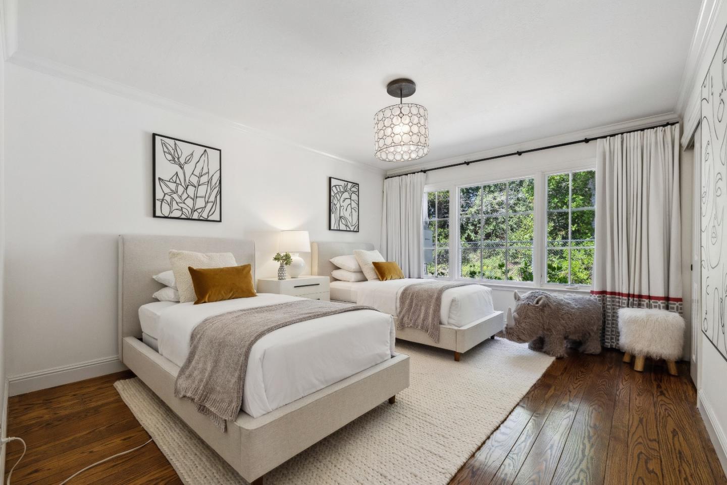 748 Jacaranda Circle Hillsborough, CA 94010 - Photo 22 of 41 a bedroom with bed and window