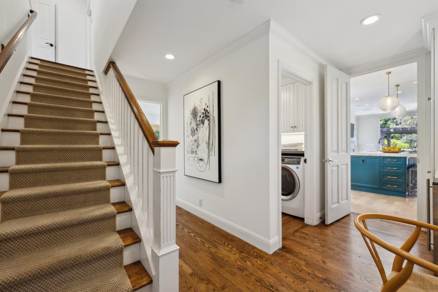 748 Jacaranda Circle Hillsborough, CA 94010 - Photo 28 of 41 a view of entryway and hall with wooden floor