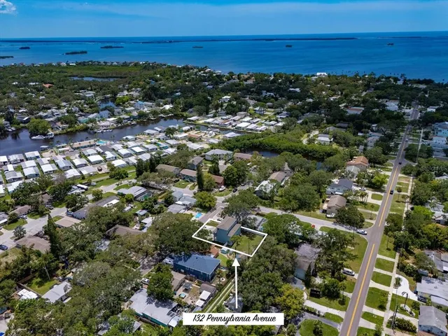 a view of city and ocean