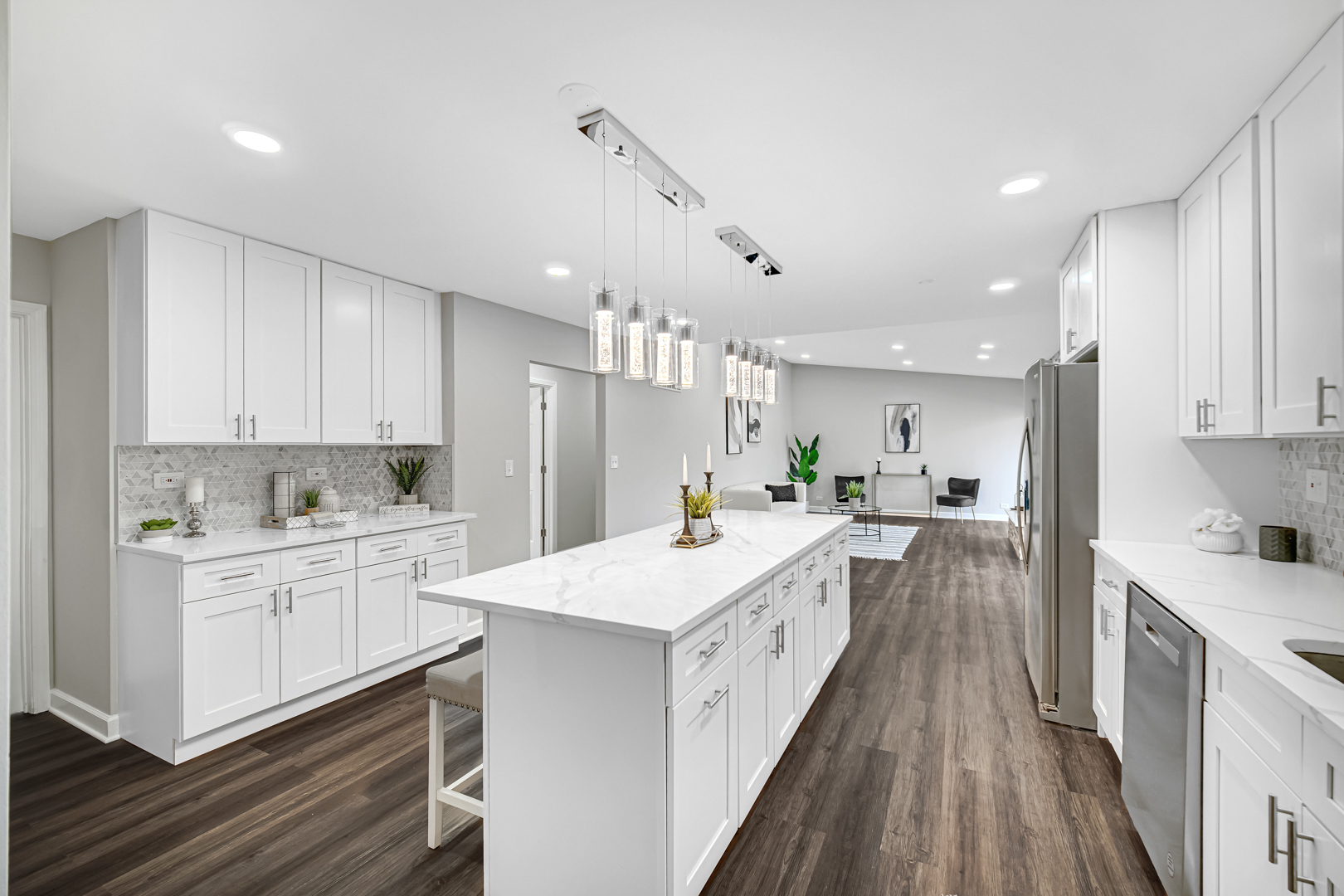 30 Cornwall Drive Crete, IL 60417 - Photo 12 of 44 a large kitchen with a lot of counter space