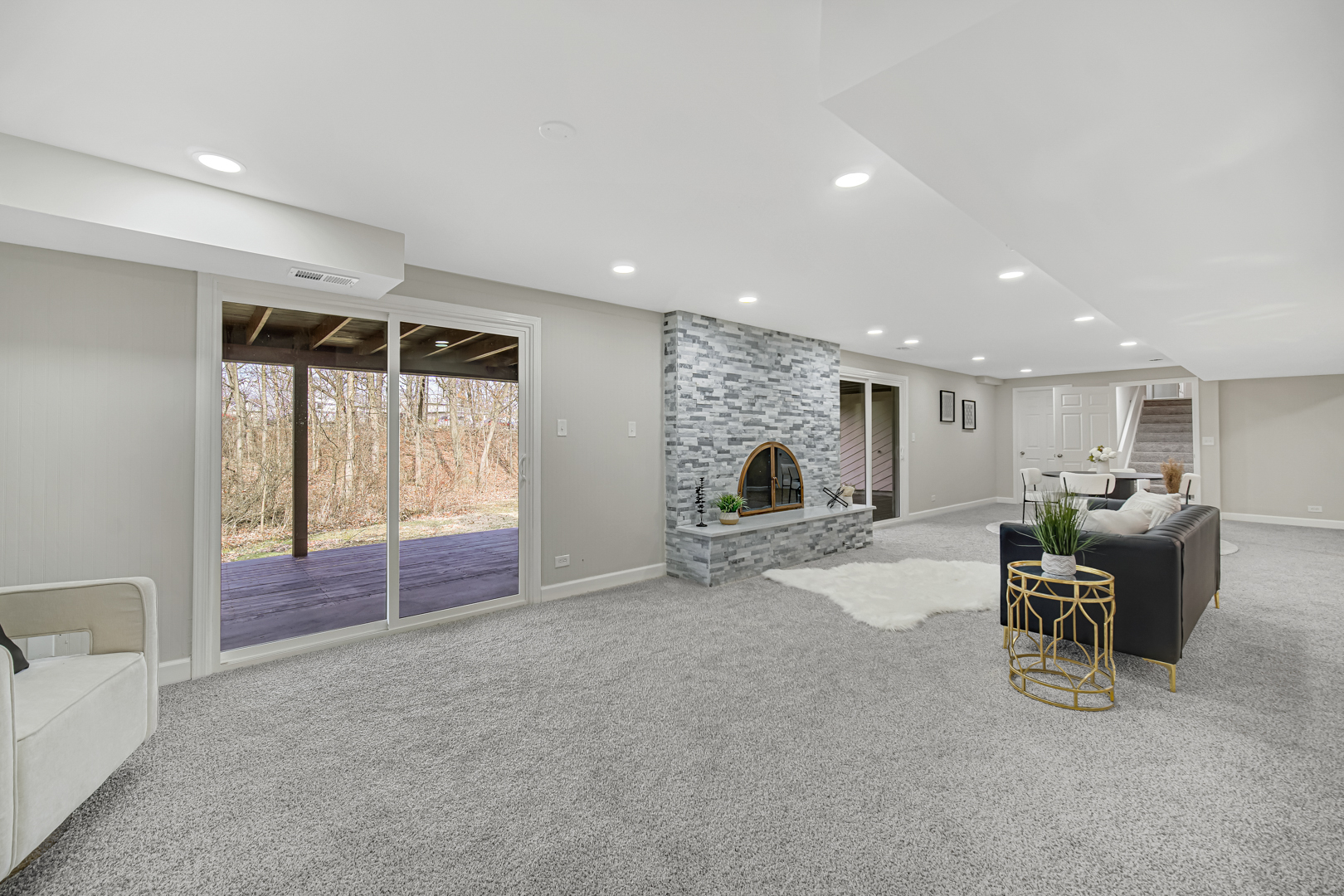 30 Cornwall Drive Crete, IL 60417 - Photo 33 of 44 a view of an empty room with furniture and a fireplace