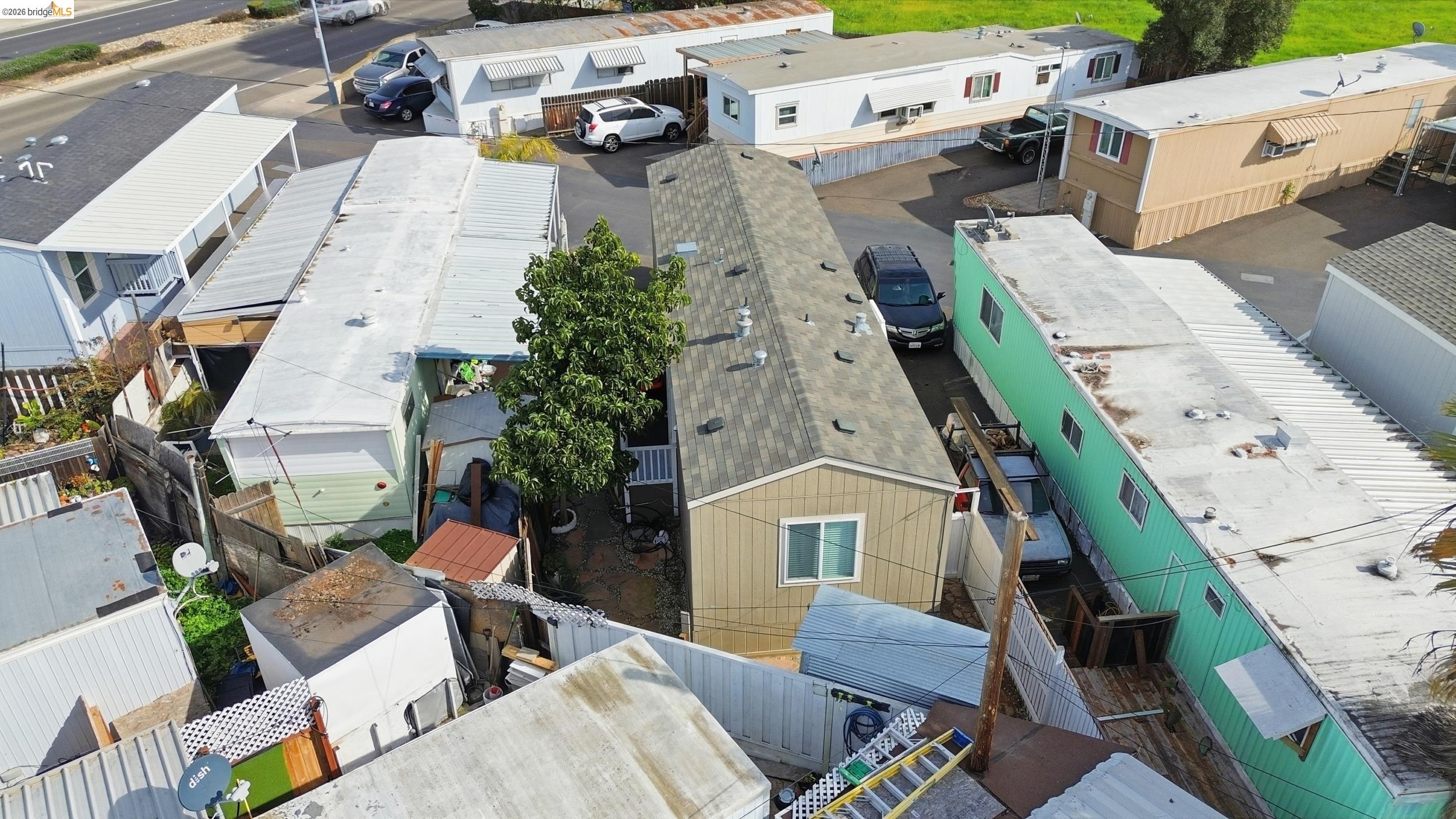 360 East Grant Line Road, Unit SPC 18 Tracy, CA 95376 - Photo 28 of 31 an aerial view of a house with outdoor space