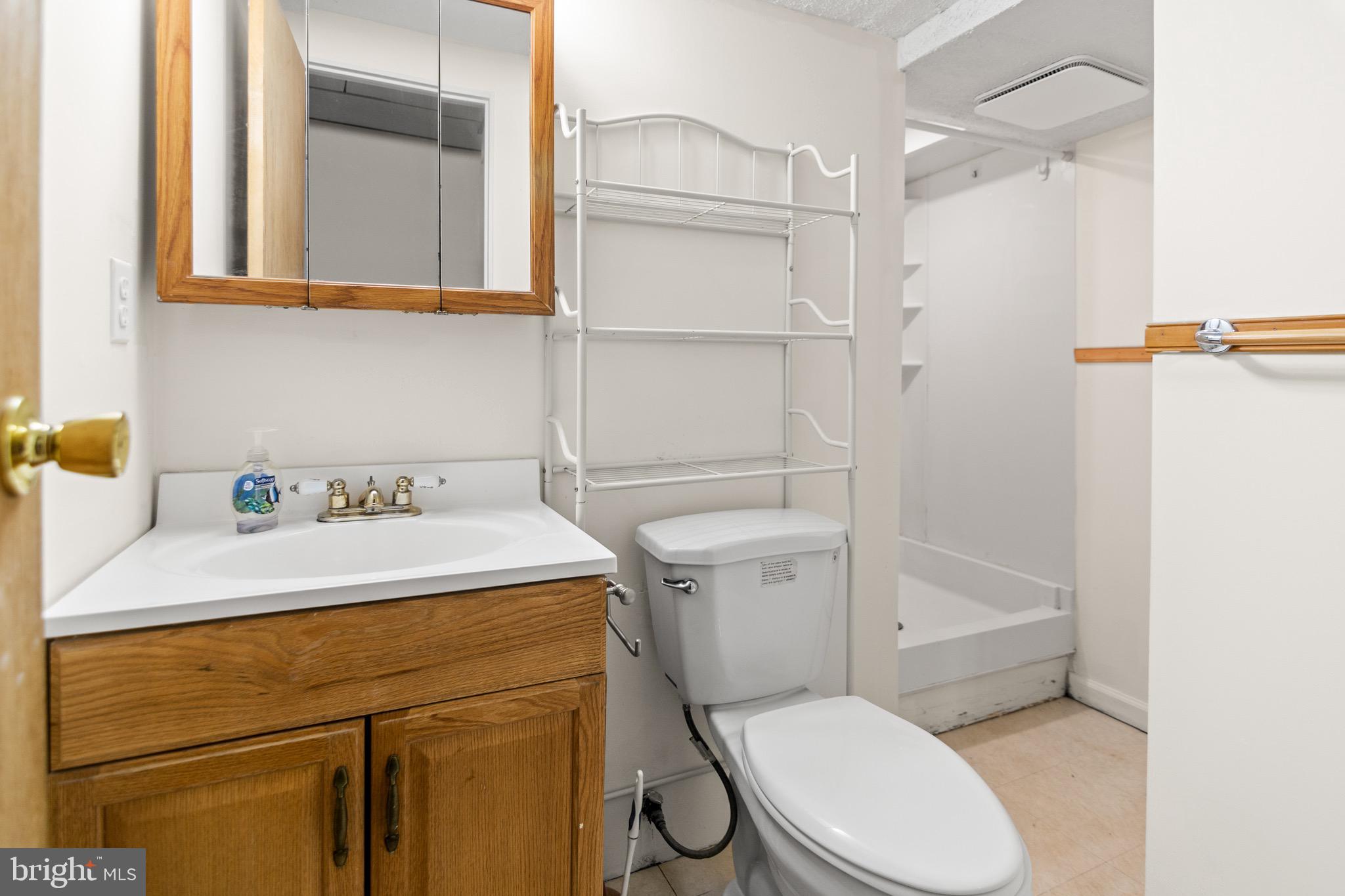 3520 Upton Road Baltimore, MD 21234 - Photo 29 of 39 a bathroom with a sink a toilet and shower