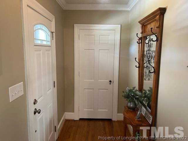 406 Old Post Road Erwin, NC 28339 - Photo 2 of 30 a view of entryway with wooden floor