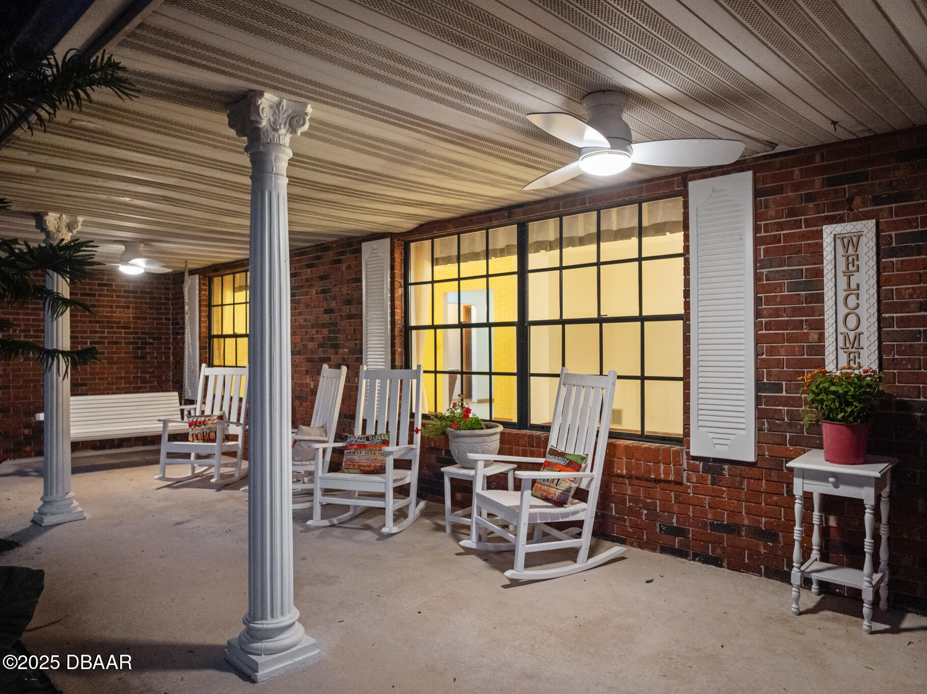 1 River Bluff Court Ormond Beach, FL 32174 - Photo 45 of 58 a view of a livingroom with furniture and a fireplace