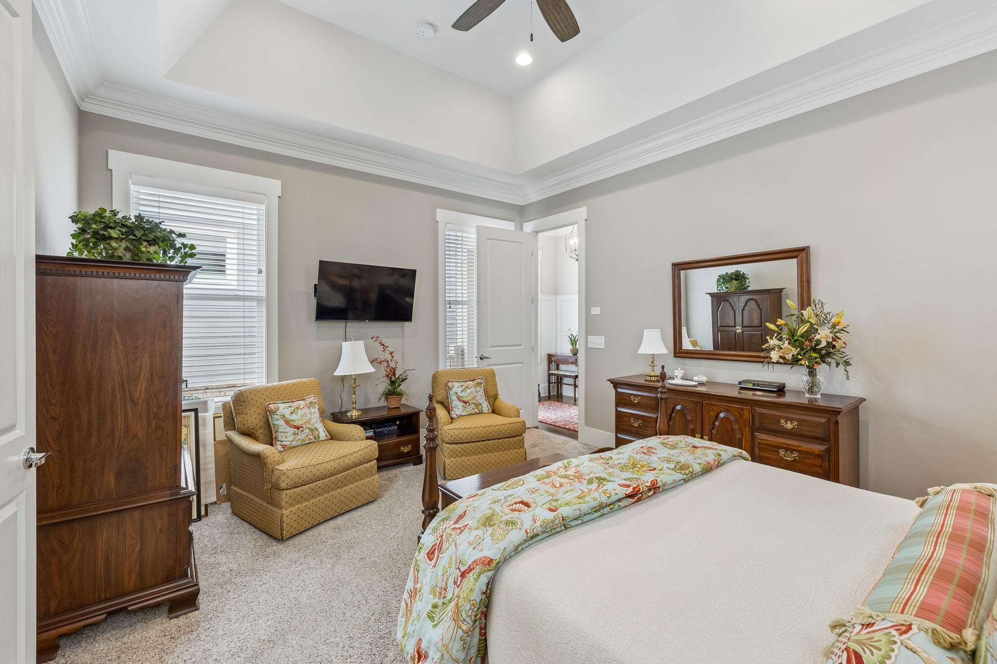 1085 Beckwith Street Franklin, TN 37064 - Photo 23 of 42 a bedroom with a bed and a couch