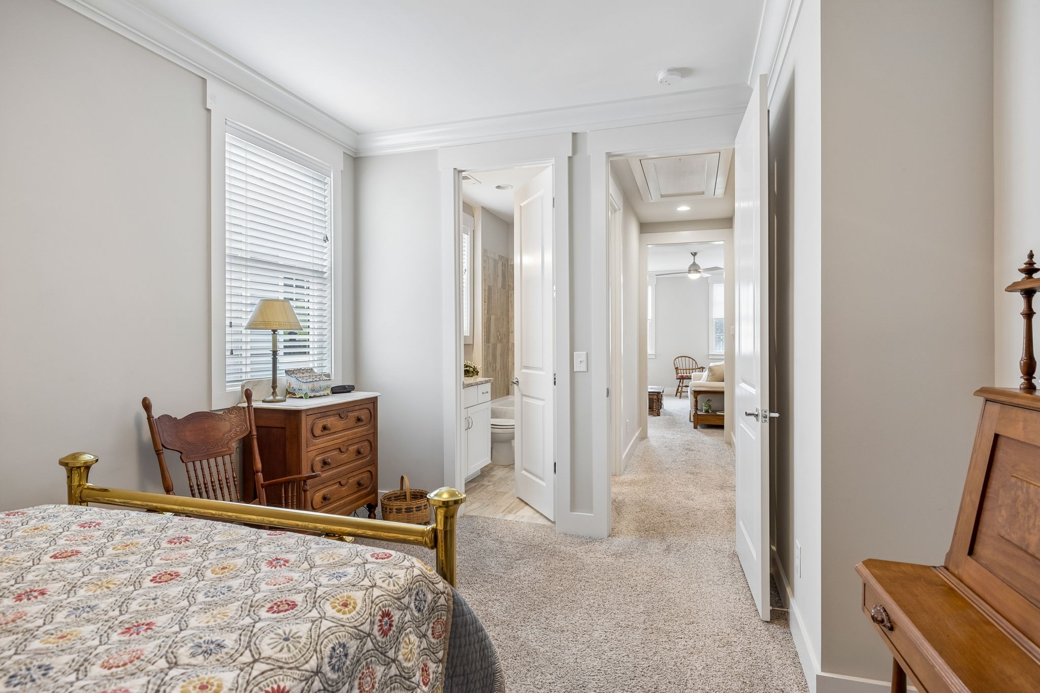 1085 Beckwith Street Franklin, TN 37064 - Photo 32 of 42 a bedroom with a bed and wooden floor