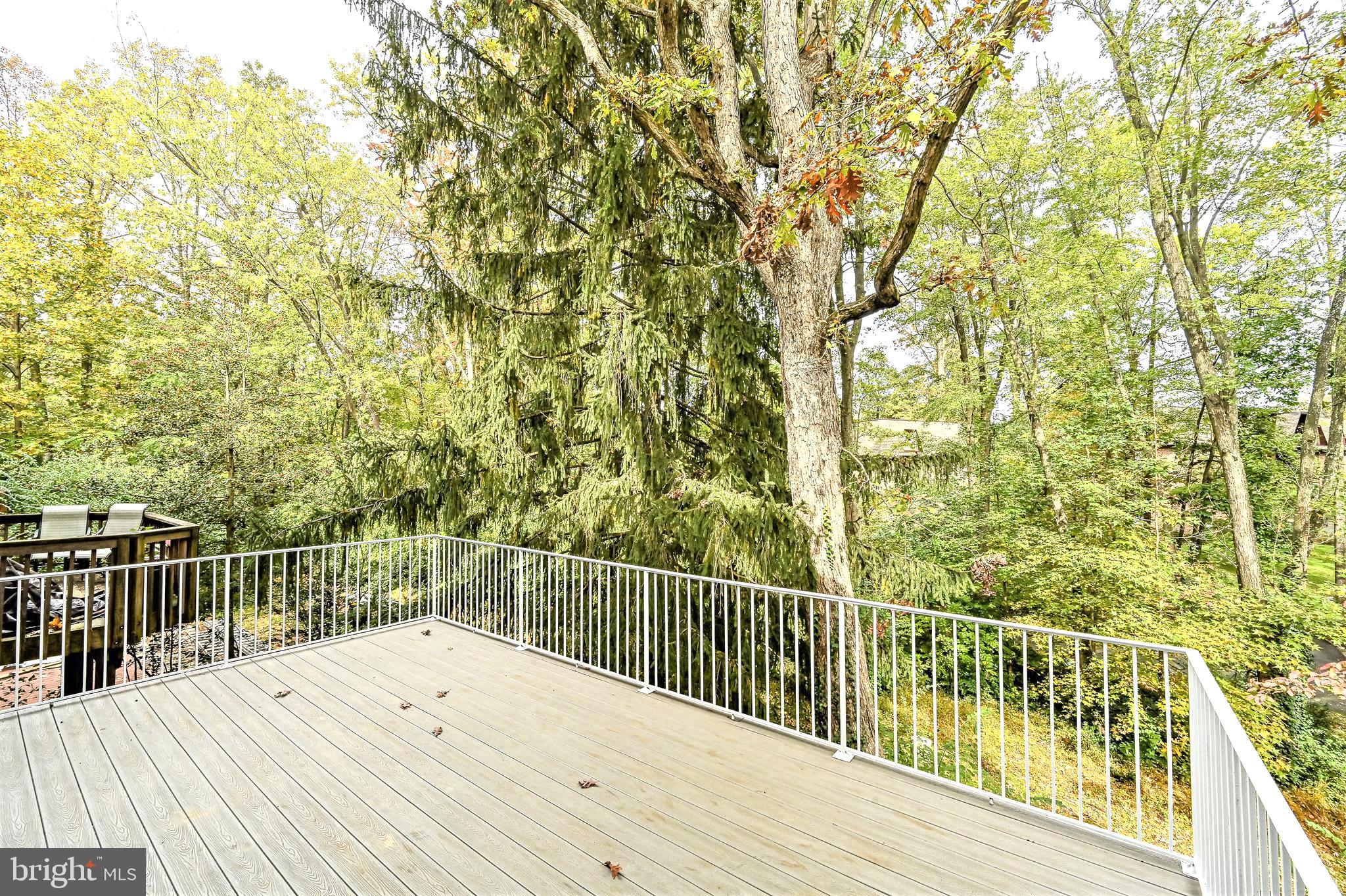 1664 Wainwright Drive Reston, VA 20190 - Photo 25 of 41 Main Level Deck: House Backs to Full Wooded Area