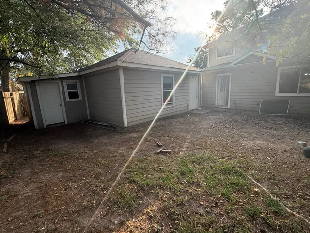 a house with a outdoor space