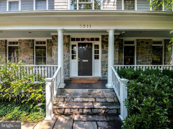 5511 Cornish Road Bethesda, MD 20814 - Photo 2 of 30 front view of the house with a window