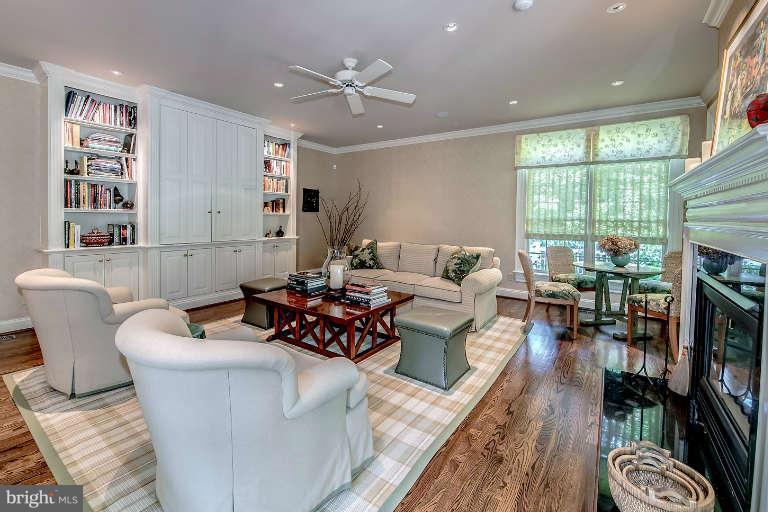 5511 Cornish Road Bethesda, MD 20814 - Photo 15 of 30 a living room with furniture fireplace and a large window