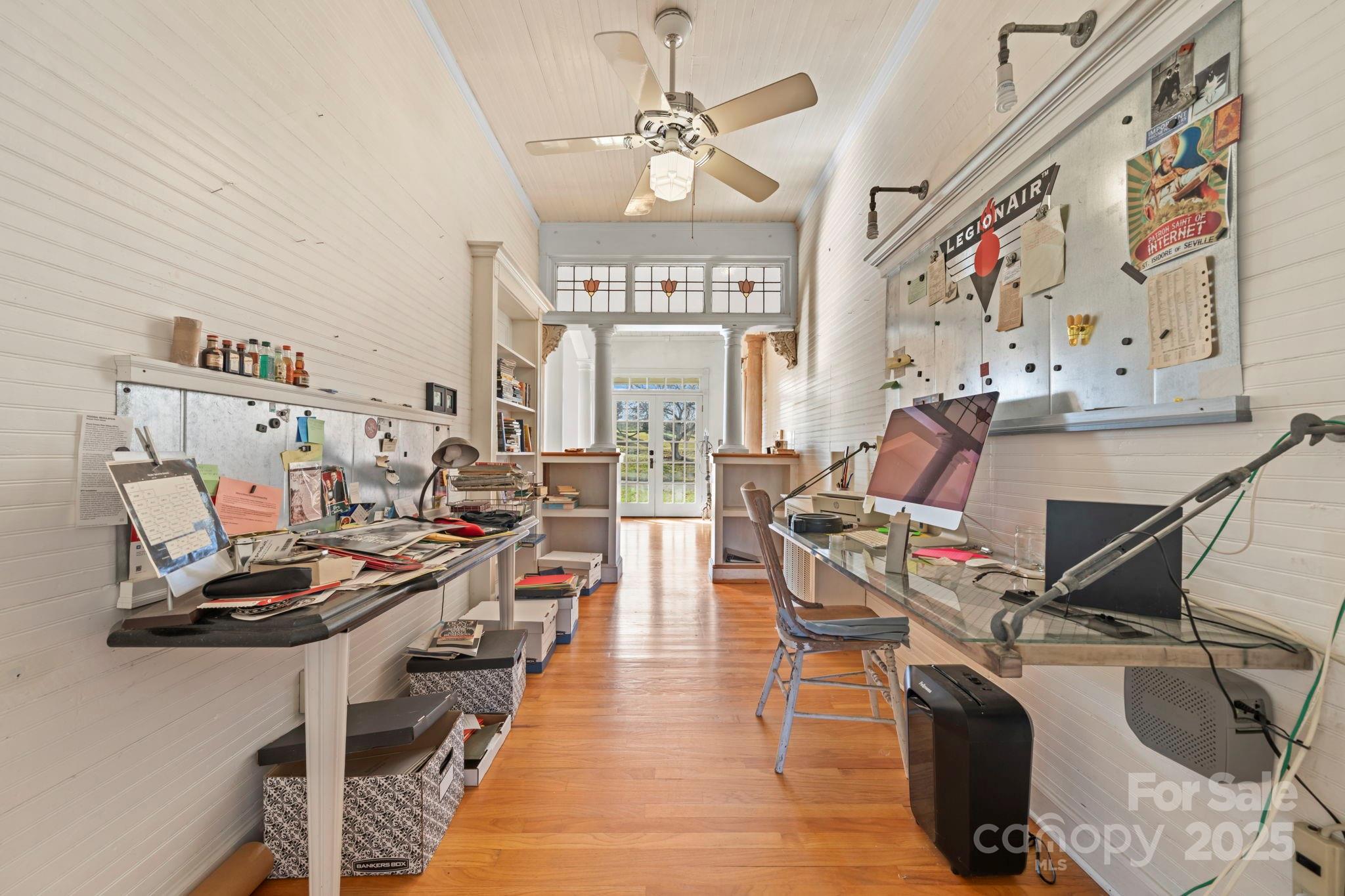 335 Eastview Street Morganton, NC 28655 - Photo 24 of 34 a view of a workspace with furniture and a window