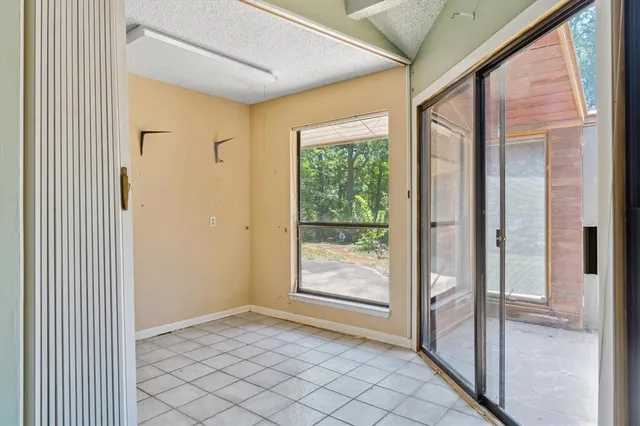 a view of an front door