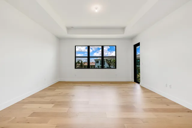 a view of empty room