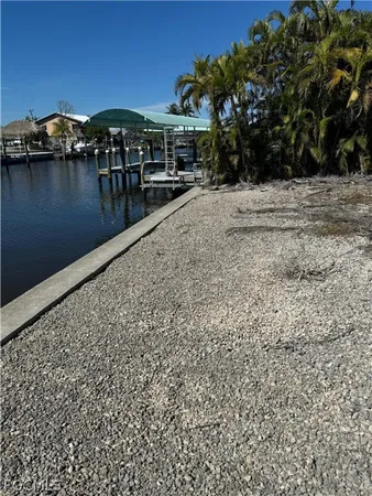 a view of a lake with houses