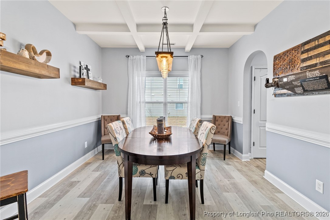 121 Colonist Place Cameron, NC 28326 - Photo 9 of 46 a dining room with furniture and window