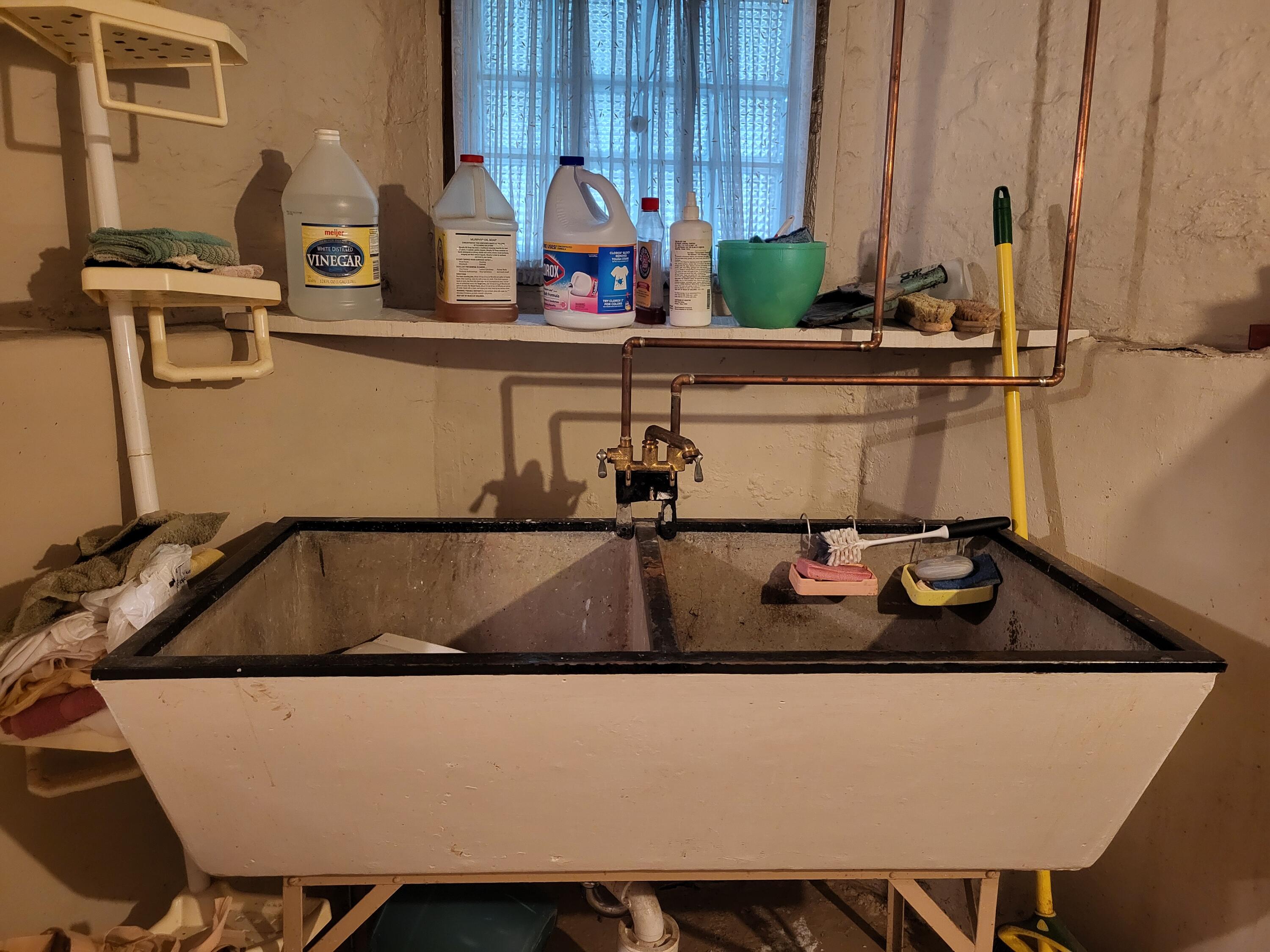 1455 Vinewood Street Detroit, MI 48216 - Photo 56 of 59 Basement Laundry Tub