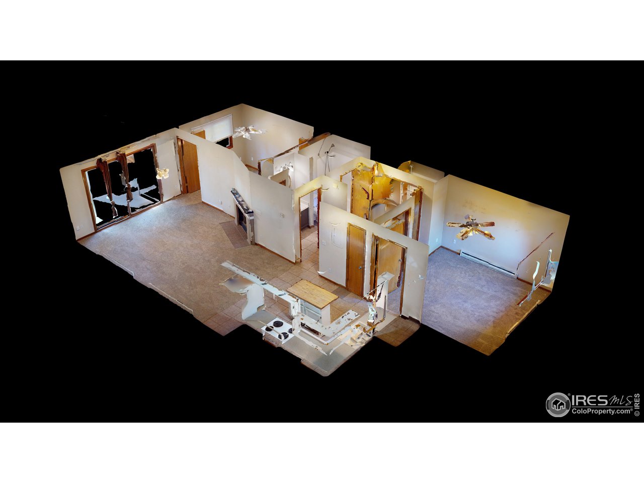 1231 West Swallow Road, Unit 316 Fort Collins, CO 80526 - Photo 42 of 42 a black and white photo of a living room