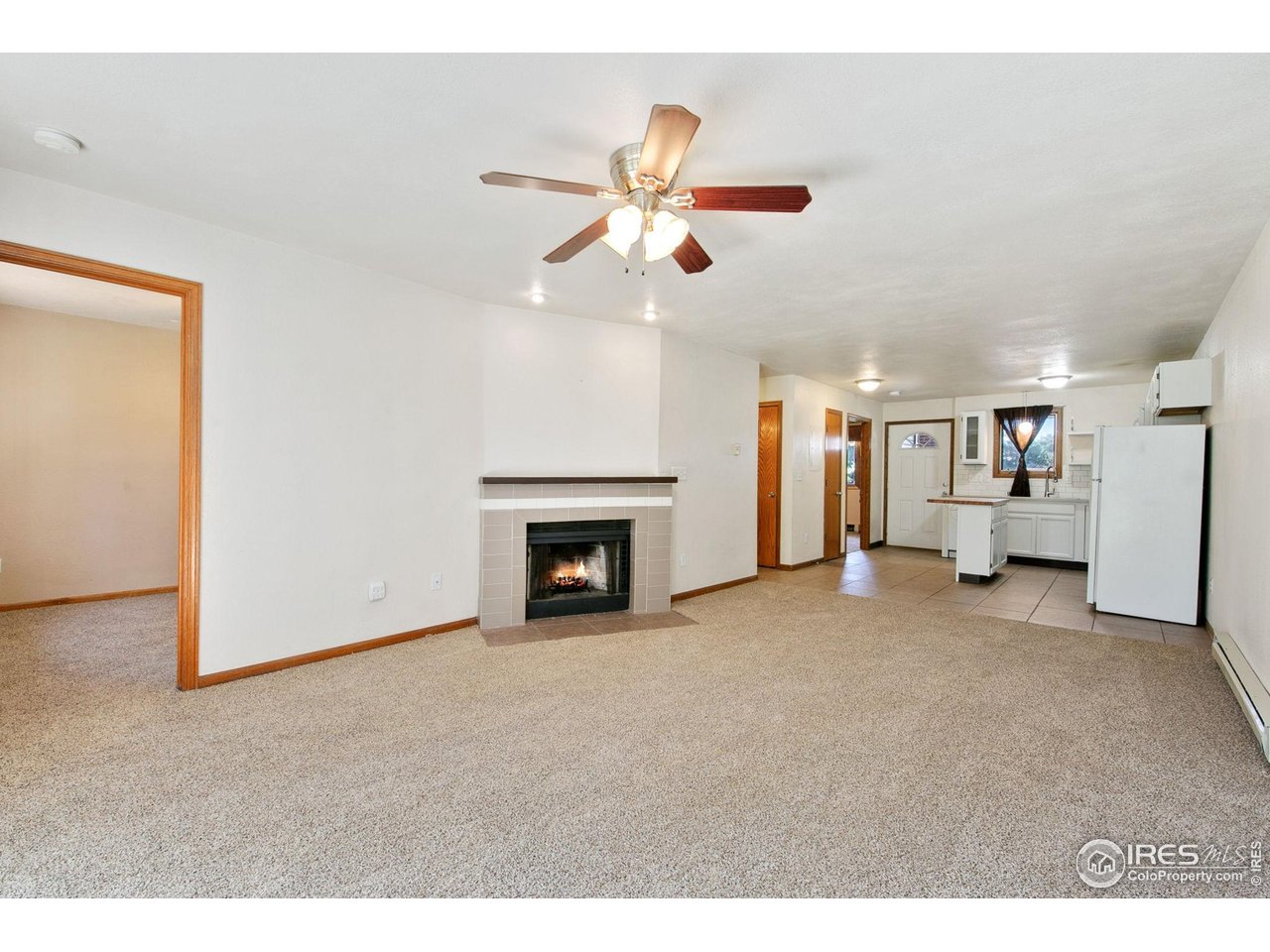 1231 West Swallow Road, Unit 316 Fort Collins, CO 80526 - Photo 9 of 42 a view of a livingroom with a fireplace