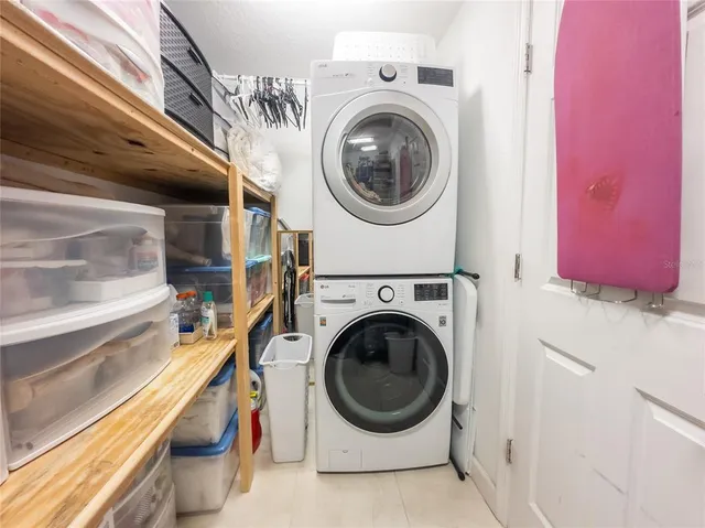 a view of storage and utility room