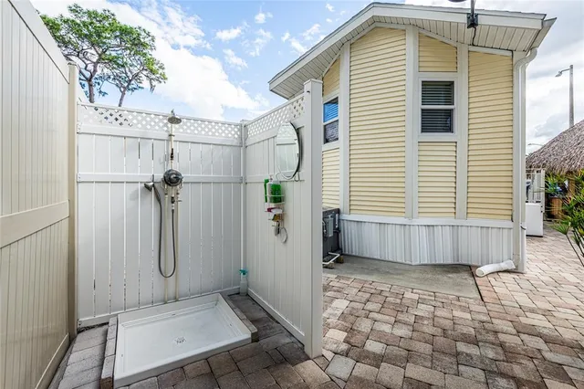 a house view with a backyard space