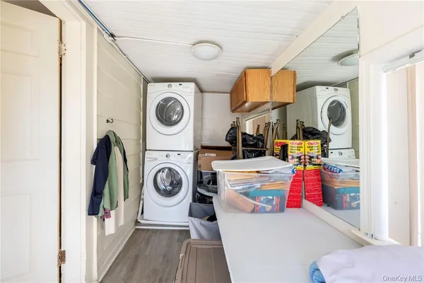 a view of storage and utility room