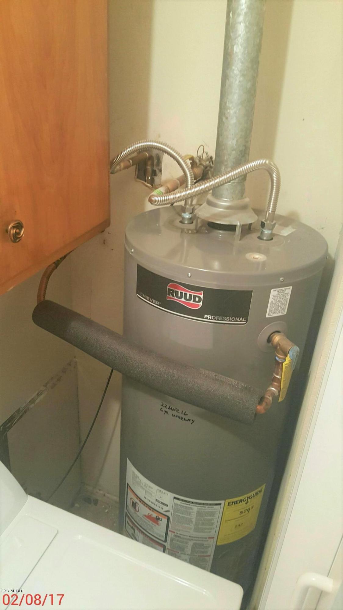 3843 West Wethersfield Road Phoenix, AZ 85029 - Photo 27 of 28 New Hot Water Heater
