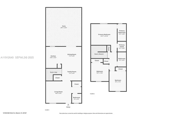 $490,000 | 12150 Northwest 23rd Court, Miami, FL 33167