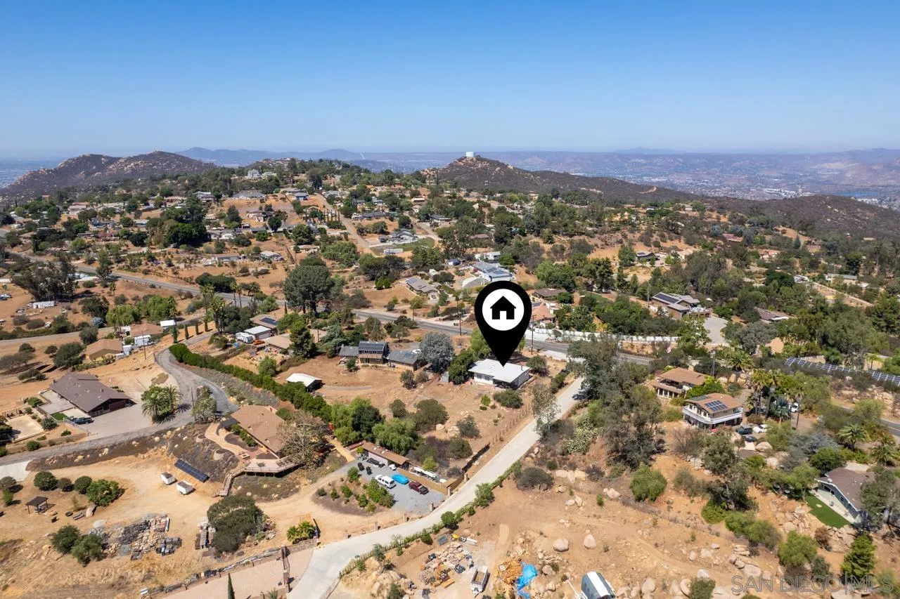 497 Mountain View Road El Cajon, CA 92021 - Photo 26 of 30 an aerial view of residential house with outdoor space