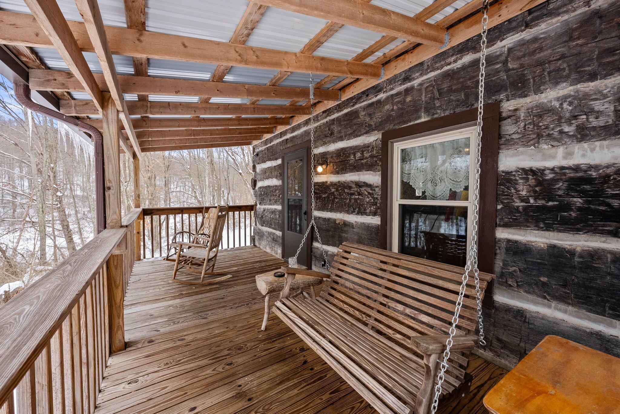 14635 Little Cola Road Rockbridge, OH 43149 - Photo 56 of 81 Cabin 2 - Porch Deck