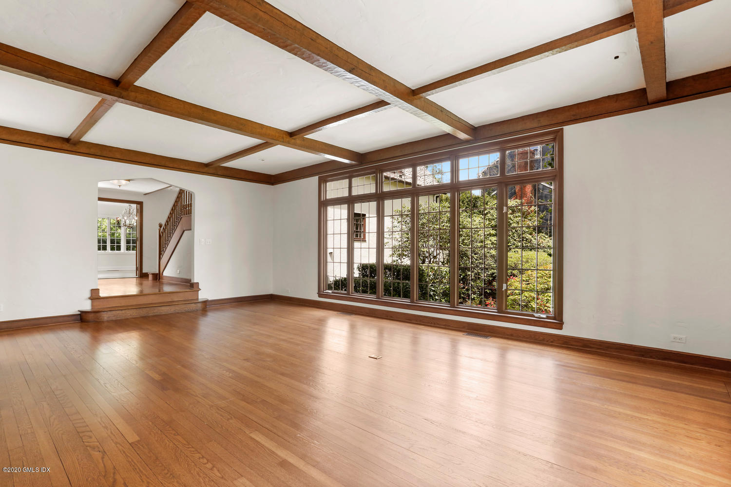 1 Spring Road Greenwich, CT 06830 - Photo 14 of 45 a view of empty room with wooden floor and fan