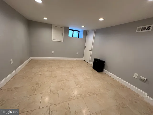 a view of an empty room