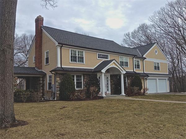 62 Fiske Road Wellesley, MA 02481 - Photo 1 of 25 front view of a house with a yard