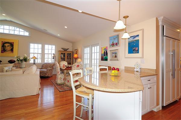 62 Fiske Road Wellesley, MA 02481 - Photo 2 of 25 a view of a living room and kitchen