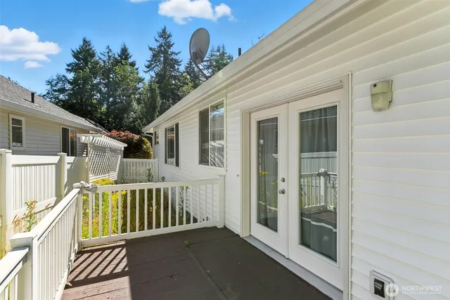 a view of a house with a porch