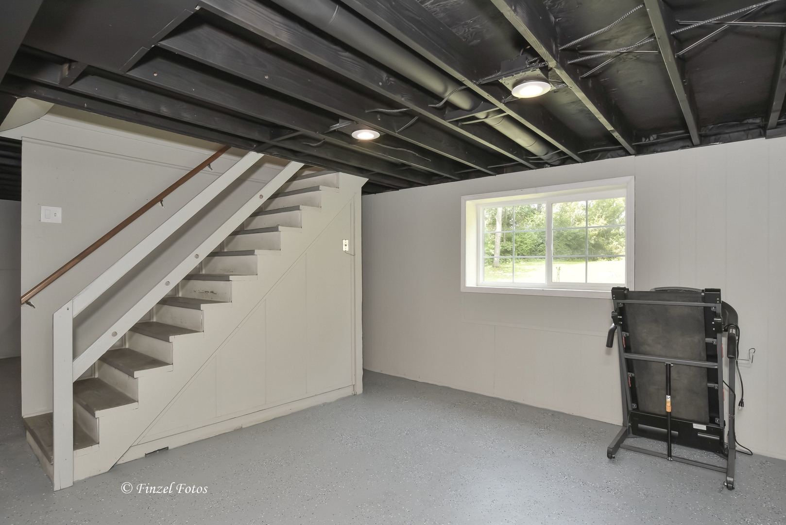 1009 Hickory Road Woodstock, IL 60098 - Photo 16 of 18 a view of workspace with stairs