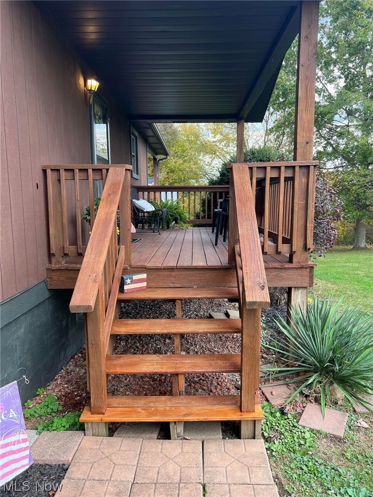 36555 Flat Rock Road Barnesville, OH 43713 - Photo 29 of 35 View of deck