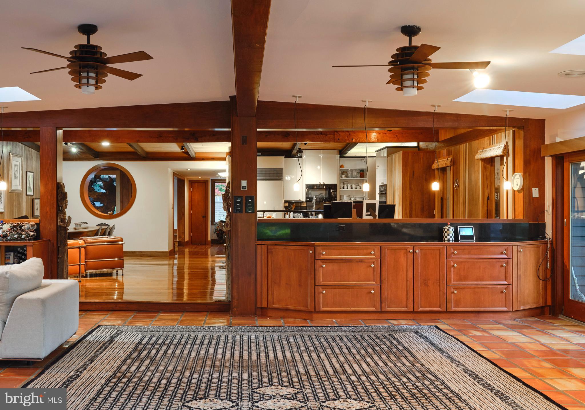 1886 Aquetong Road New Hope, PA 18938 - Photo 25 of 68 great room view to kitchen and dining