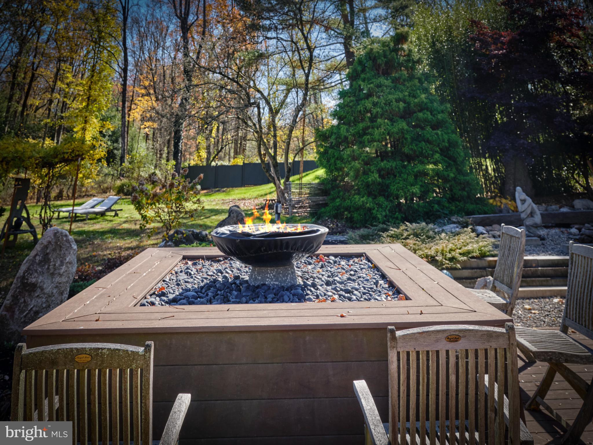 1886 Aquetong Road New Hope, PA 18938 - Photo 50 of 68 elevated fire bowl