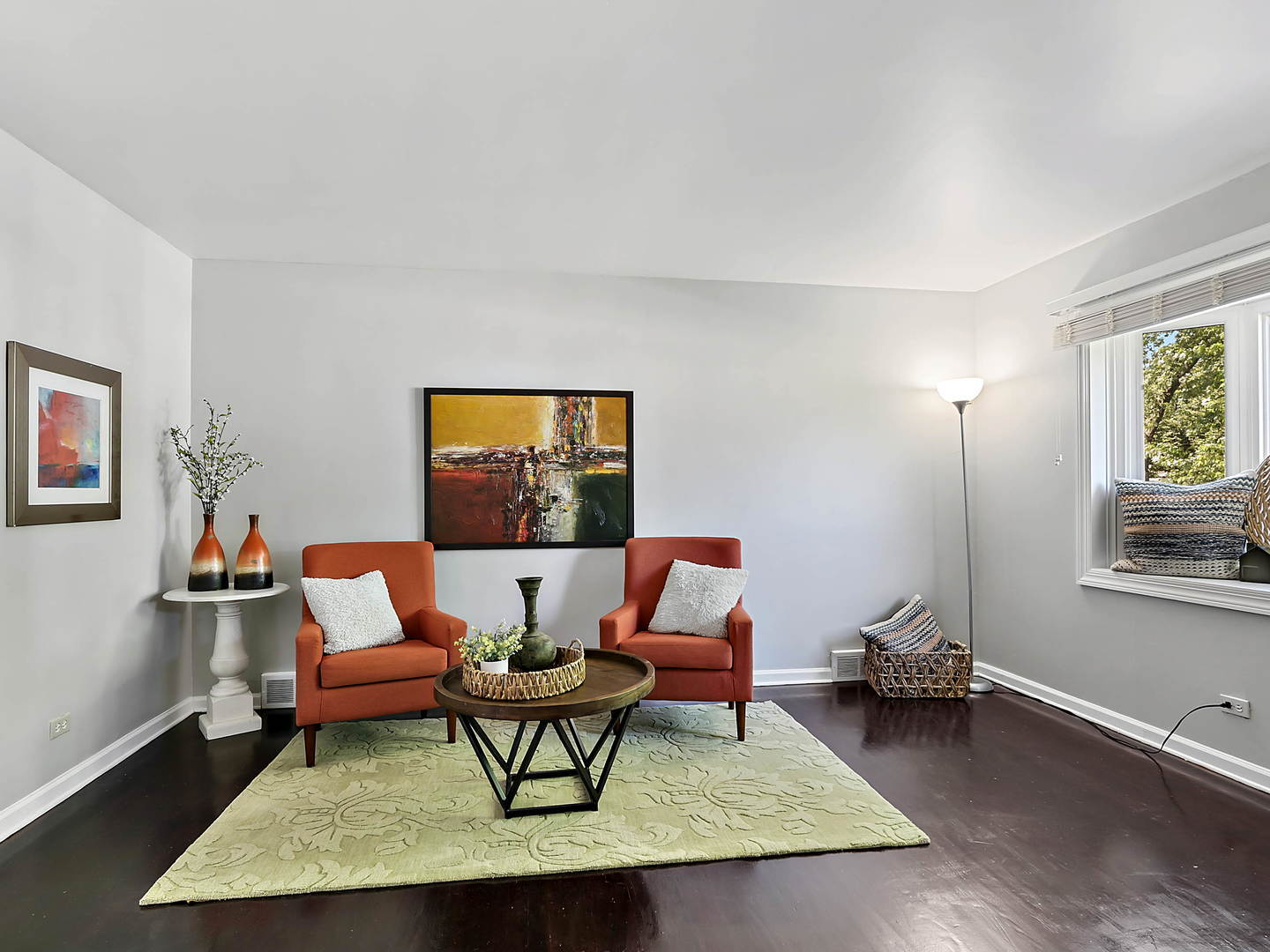 860 Spring Road Elmhurst, IL 60126 - Photo 4 of 17 a living room with furniture and a wooden floor