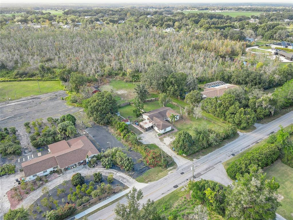3510 Moores Lake Road Dover, FL 33527 - Photo 15 of 16 an aerial view of green landscape with trees and houses