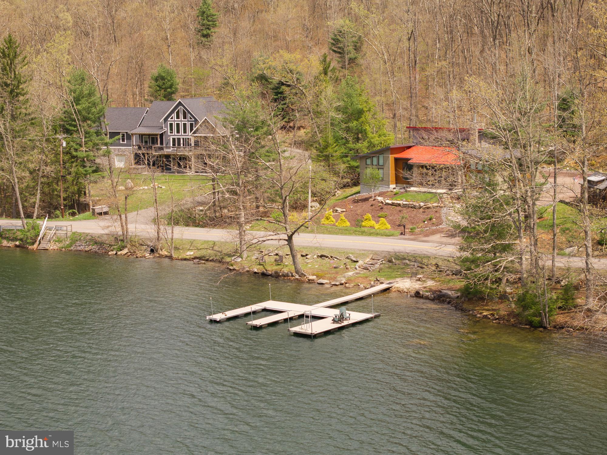 Lot 1 Rock Lodge Road McHenry, MD 21541 - Photo 1 of 3 an aerial view of a house with a ocean view