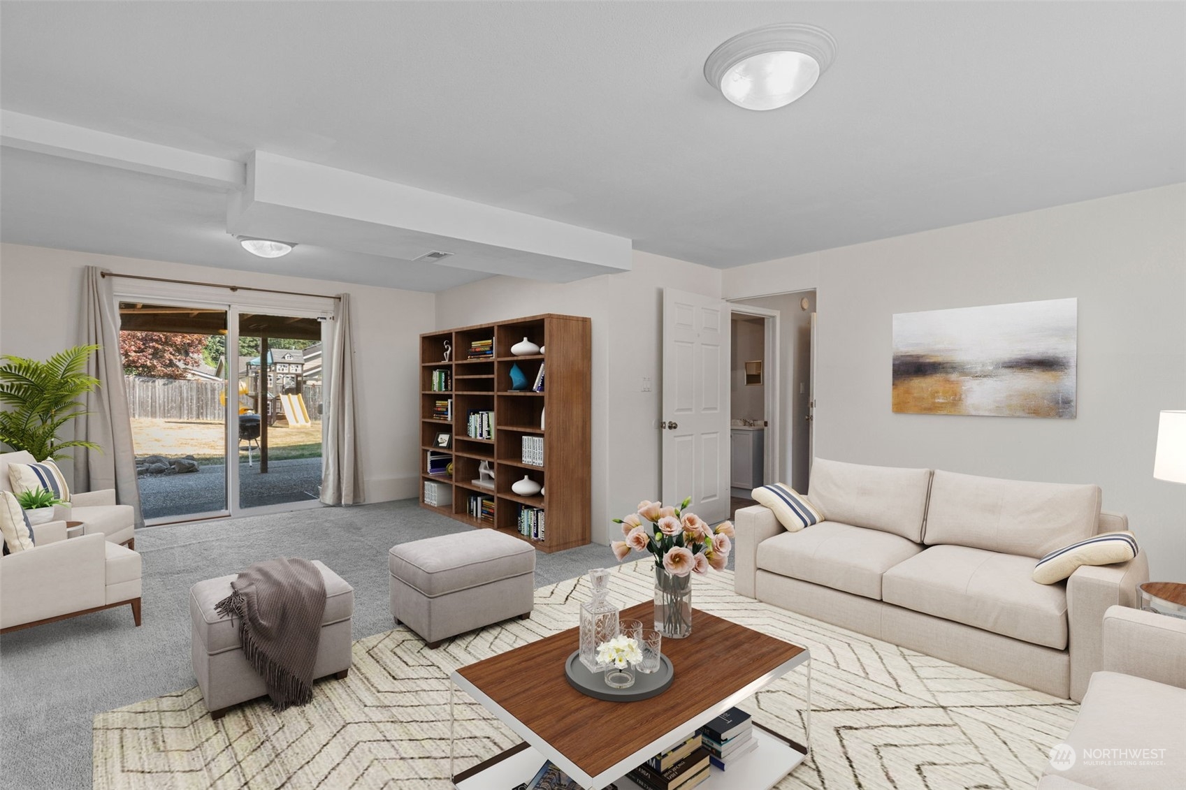 10823 23rd Drive Southeast Everett, WA 98208 - Photo 28 of 39 a living room with furniture and wooden floor