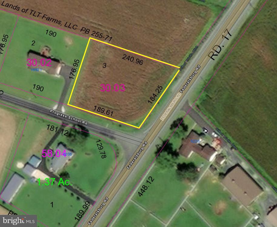 Lot 3 Progress School Road Bridgeville, DE 19933 - Photo 1 of 2 *Photo Courtesy of Sussex Co. Online Mapping